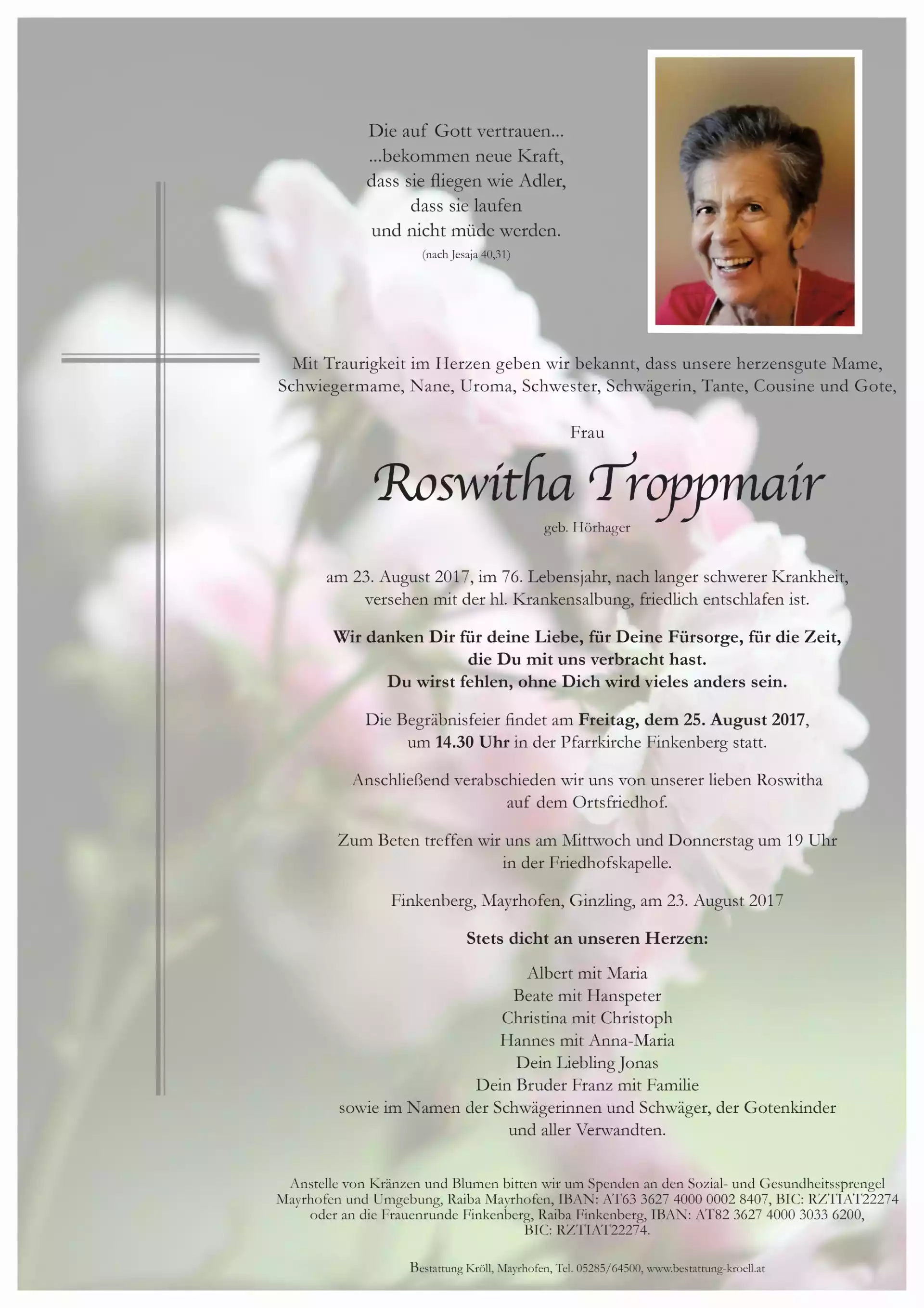 Parte von Roswitha Troppmair